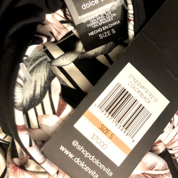 NWT Dolce Vita Bikini Top Size Small - Picture 2 of 3